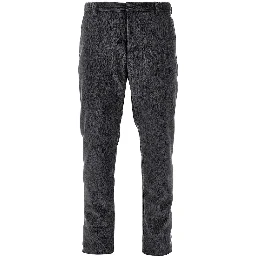 Textured velvet pants