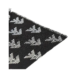Knitted scarf with Eagle motif