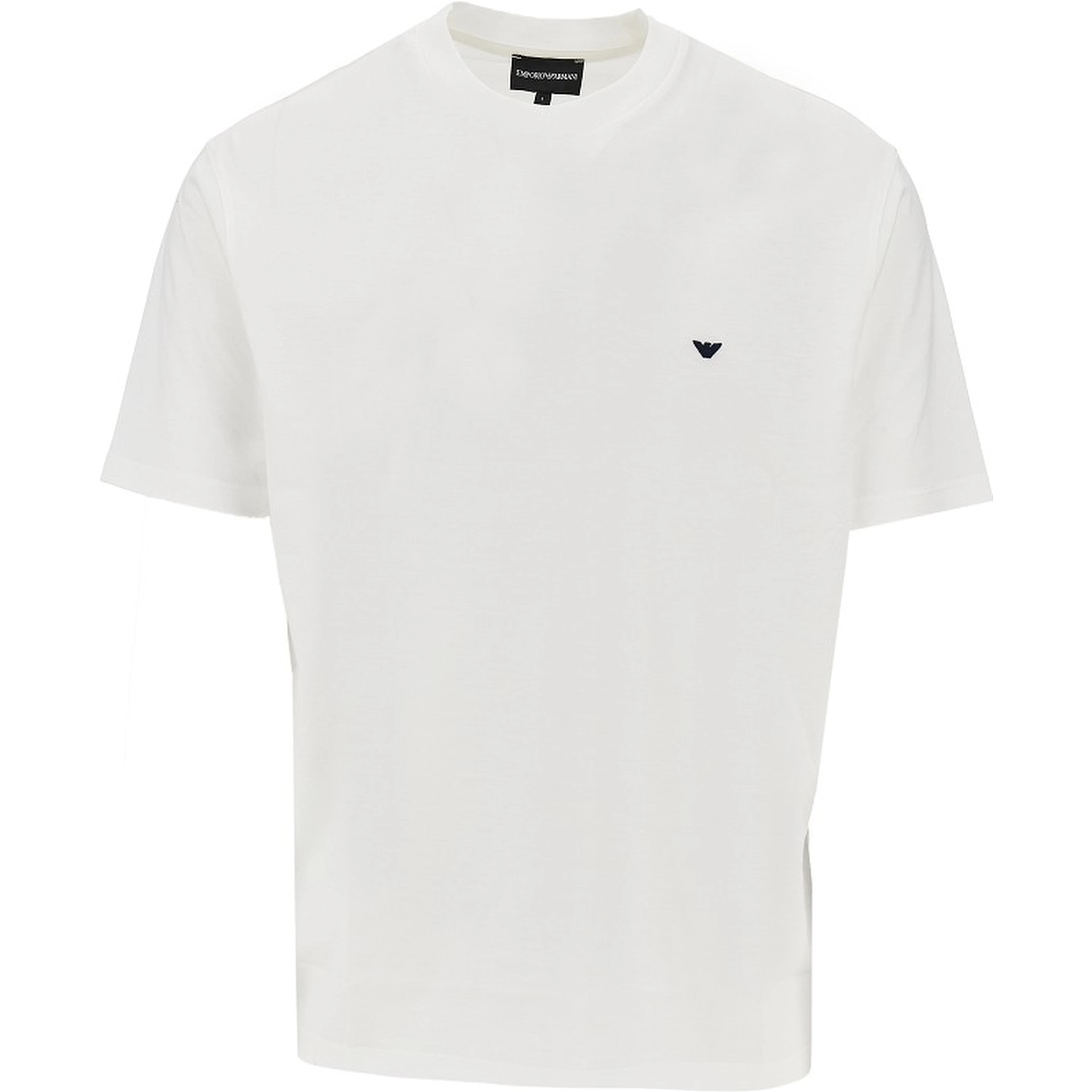 Lyocell and cotton blend T-shirt with logo