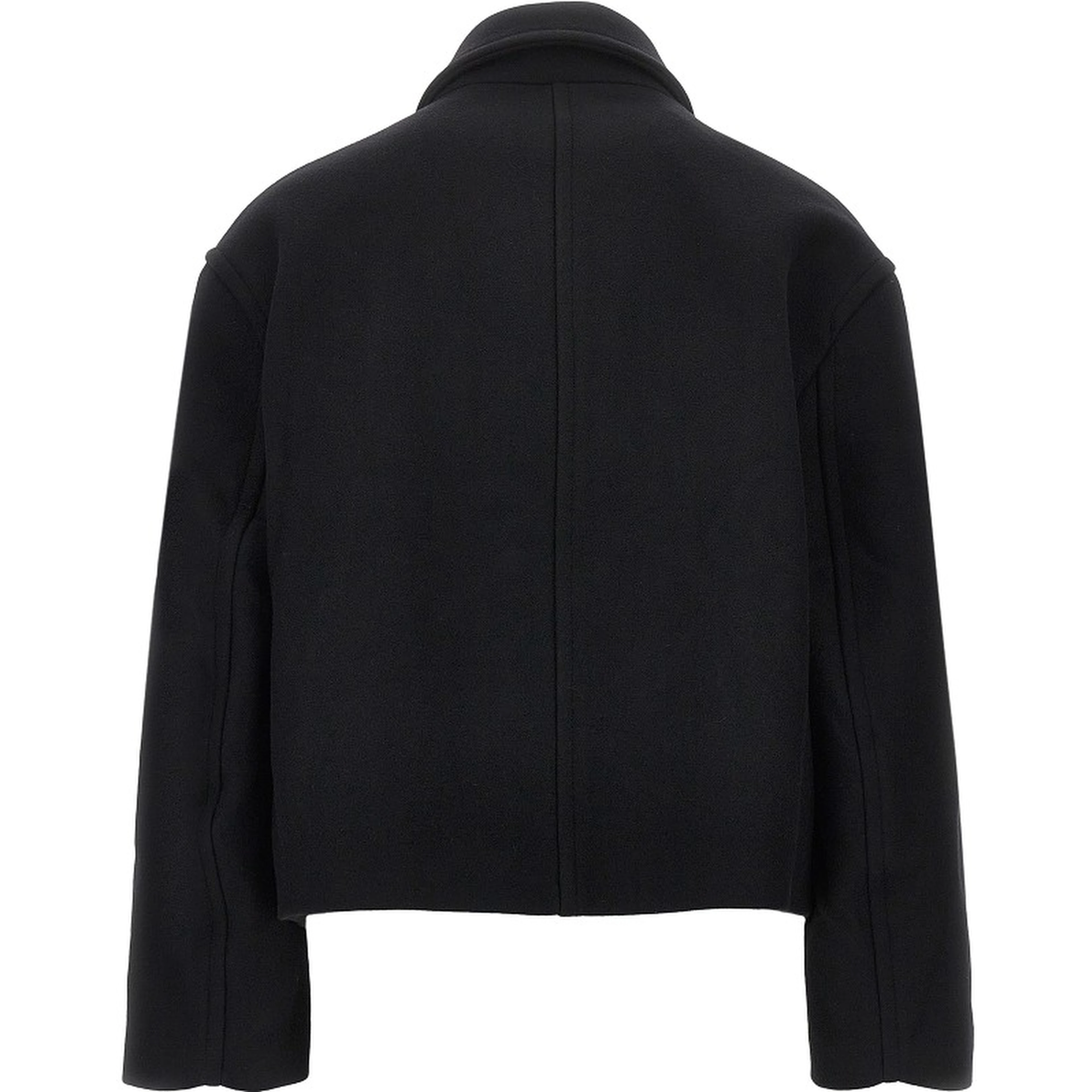 Double zip-up short coat