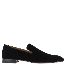 'Dandelion' velvet loafers
