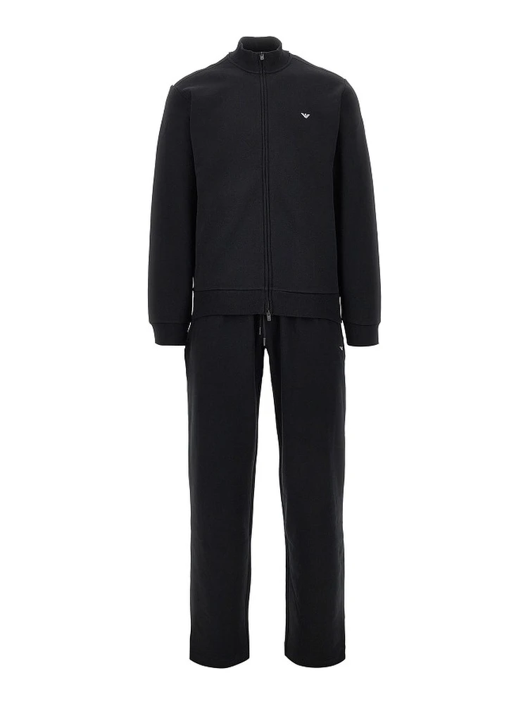 Cotton tracksuit with embroidery