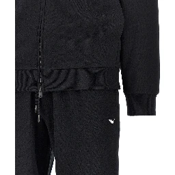 Cotton tracksuit with embroidery