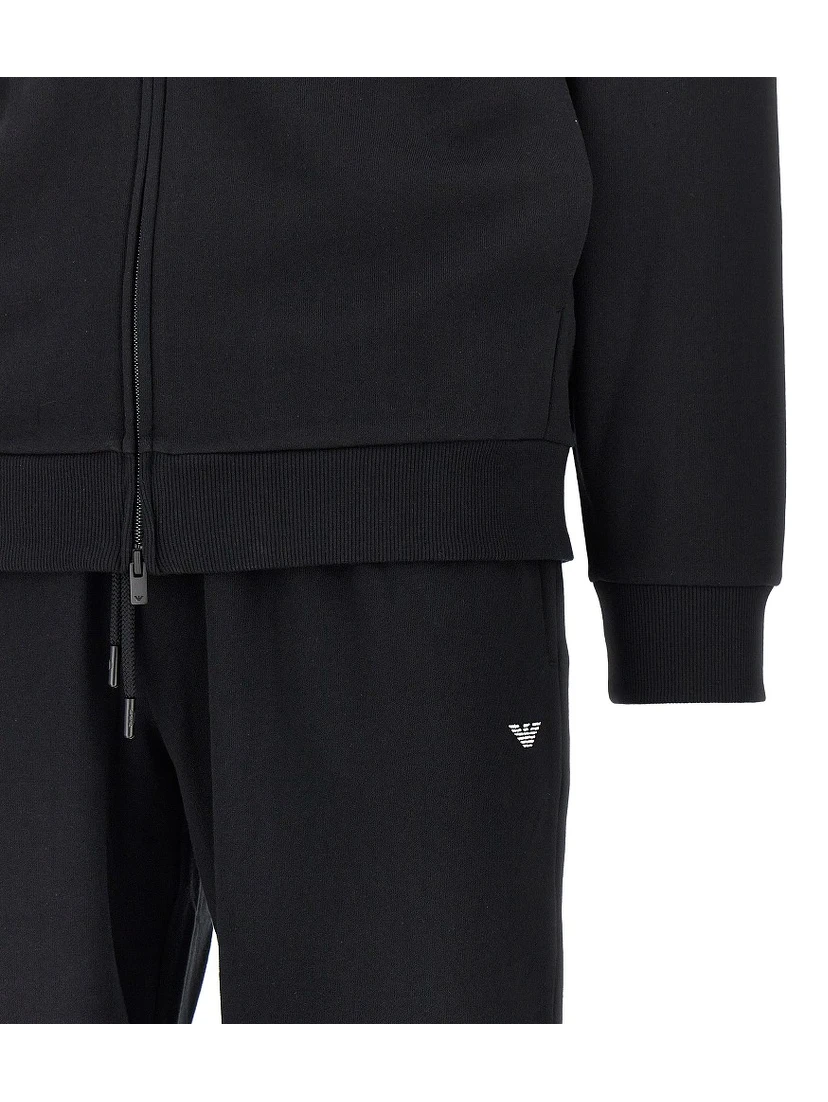 Cotton tracksuit with embroidery