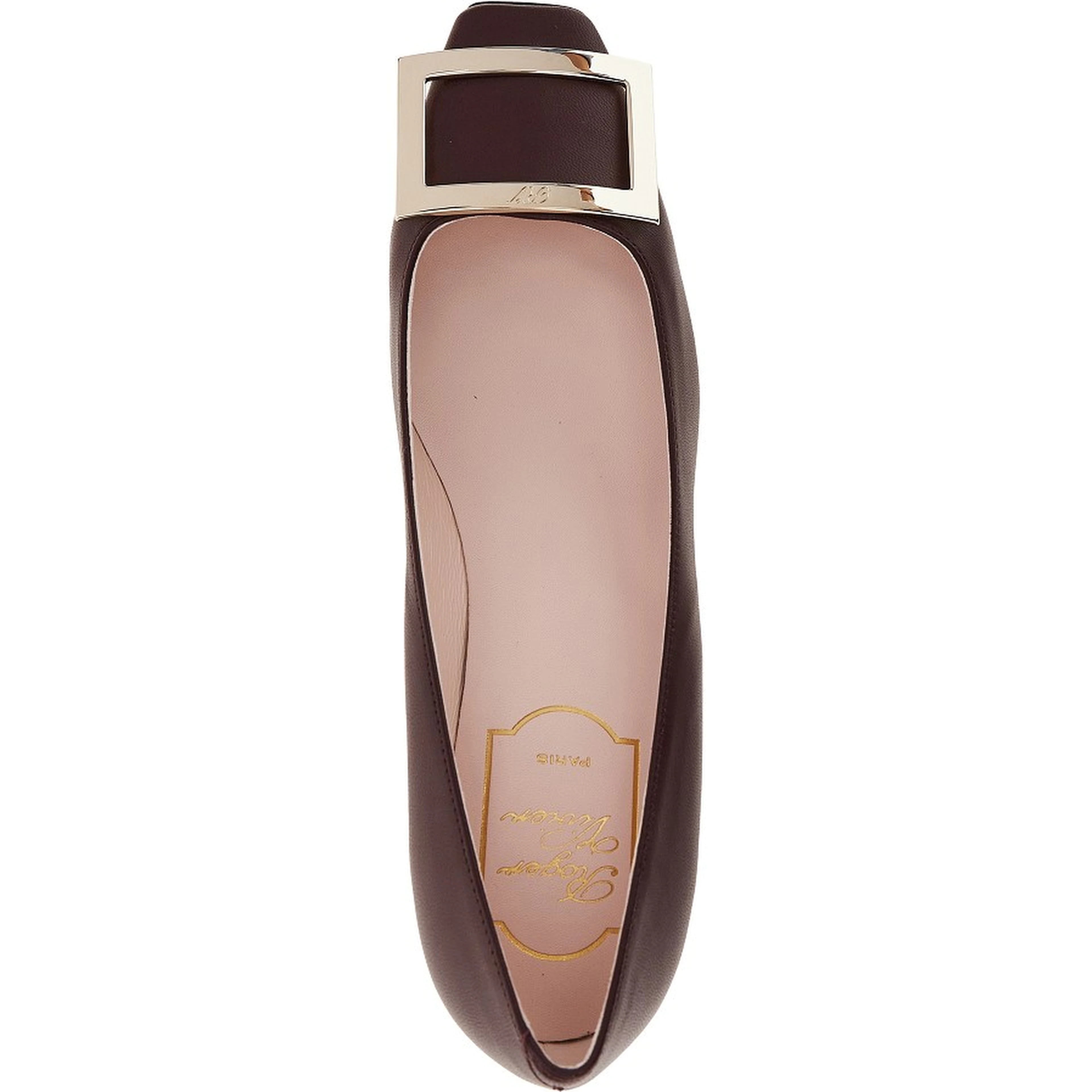 'Trompette' leather pumps
