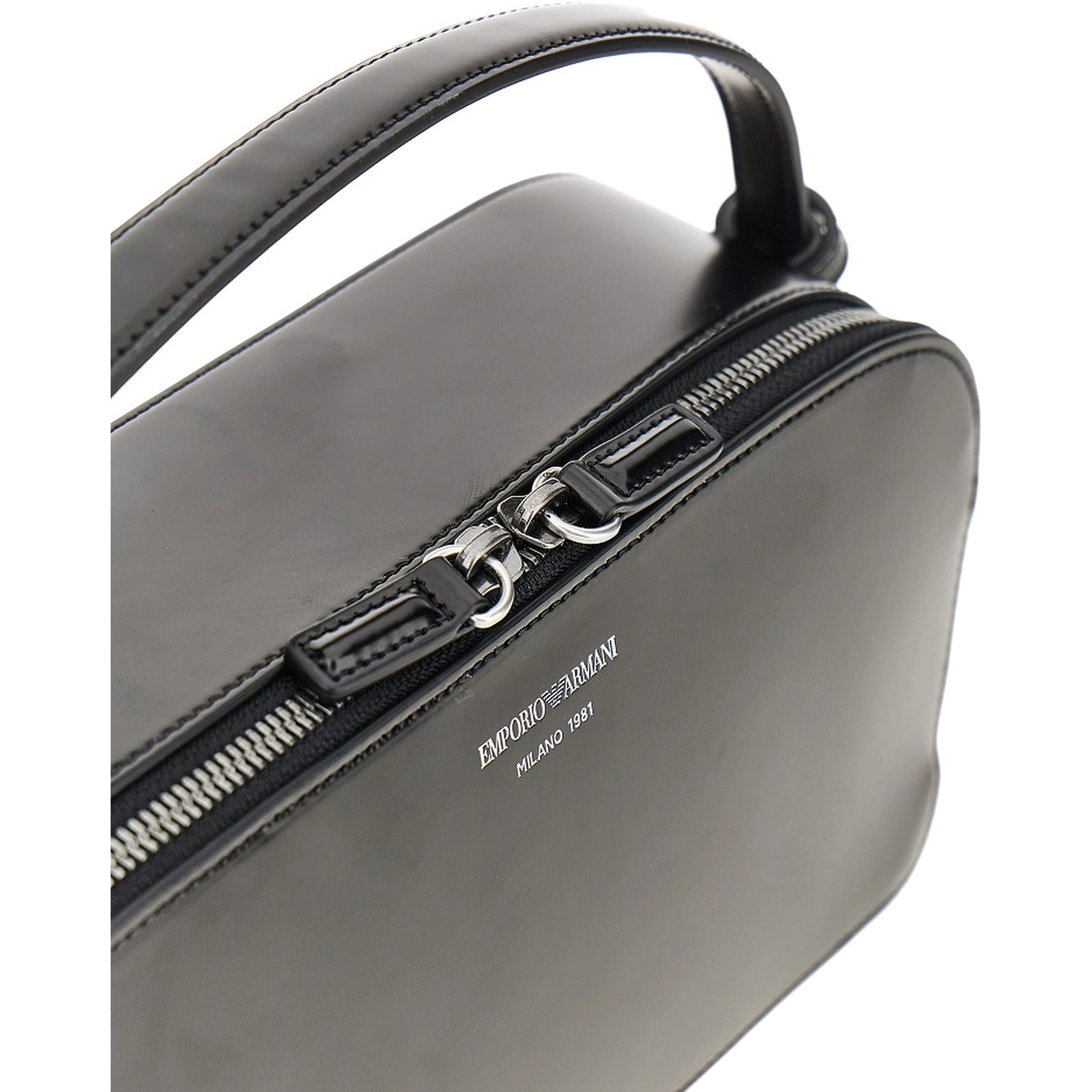 Spazzolato faux leather bag