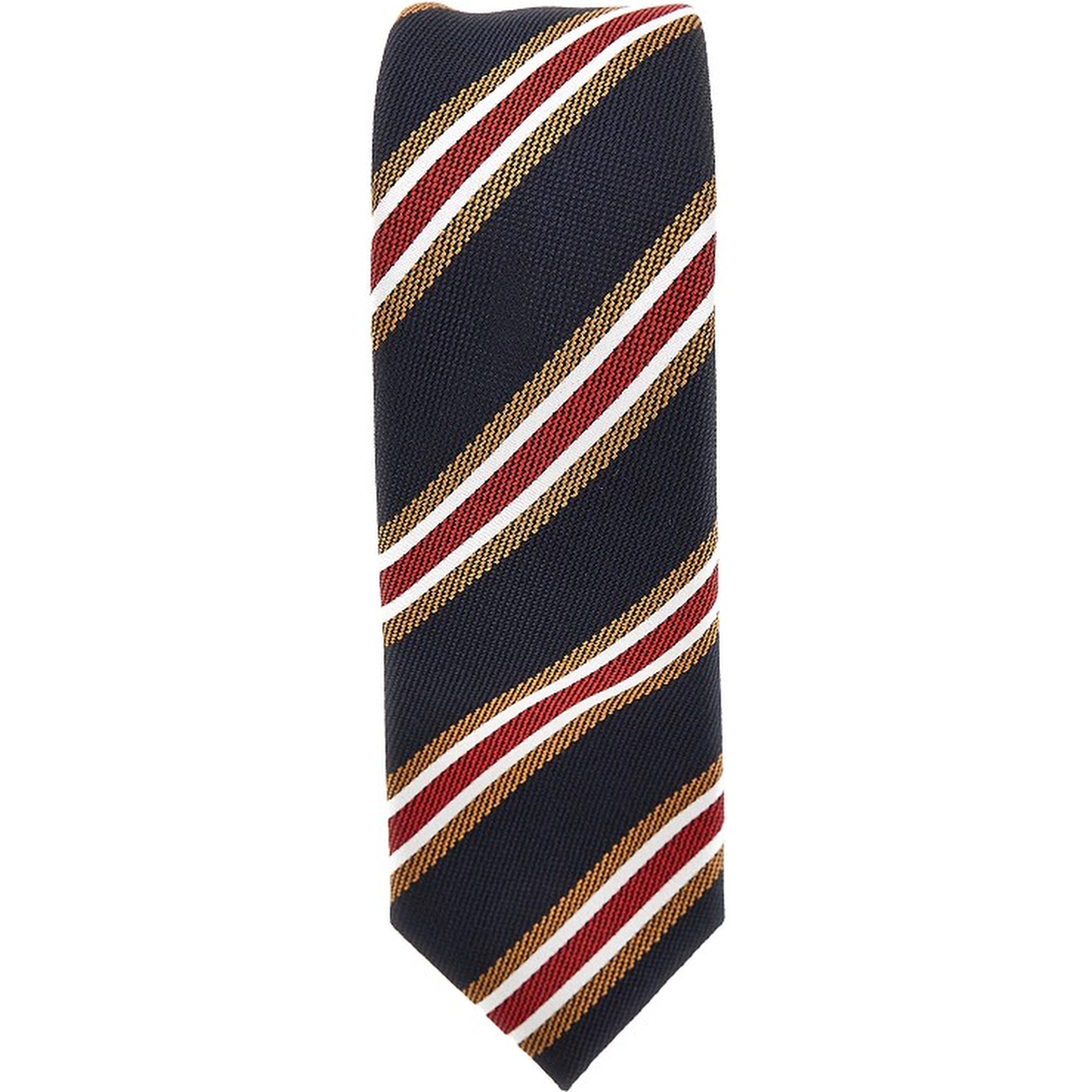 Silk necktie with jacquard motif