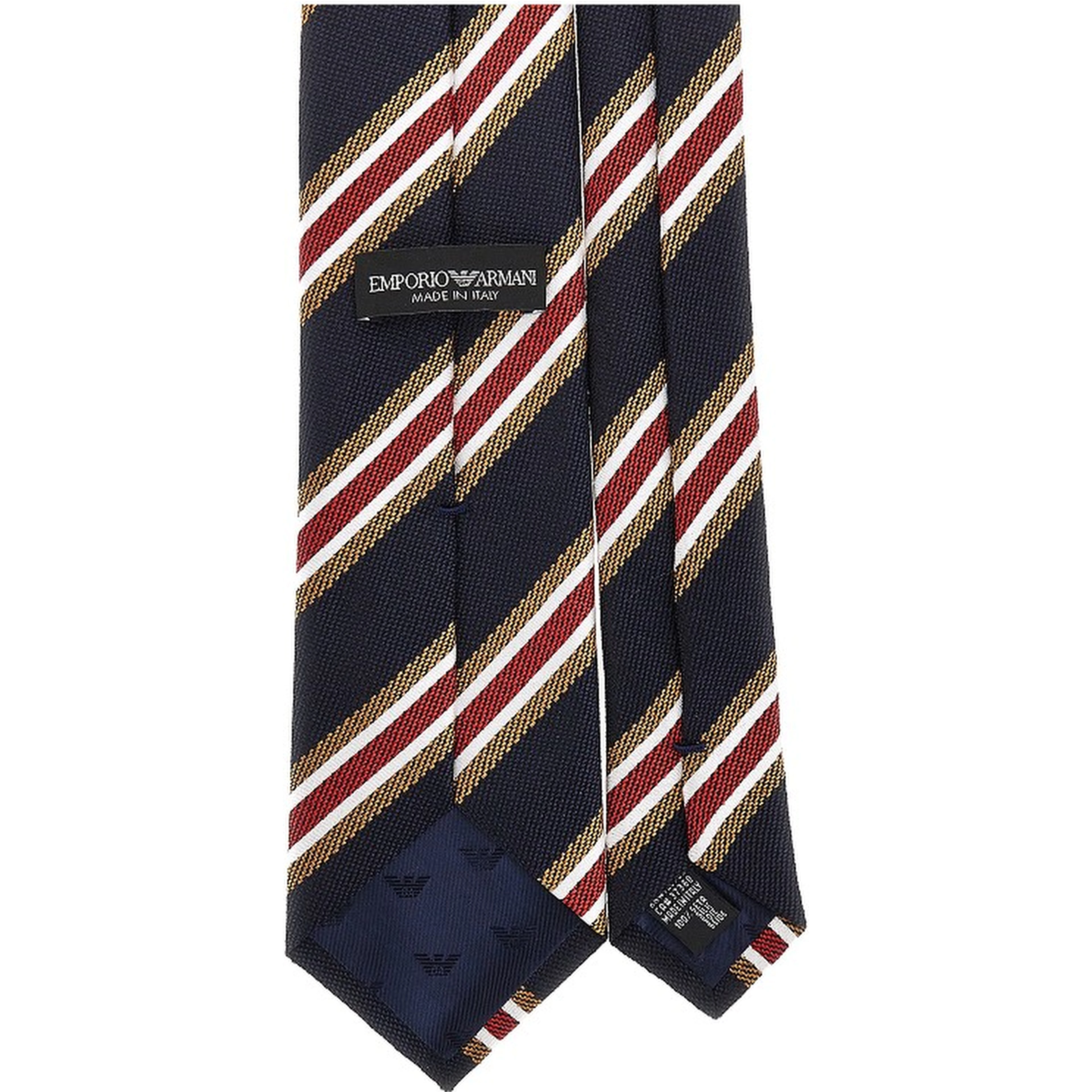 Silk necktie with jacquard motif