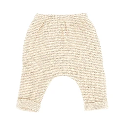 Striped cotton-blend pants