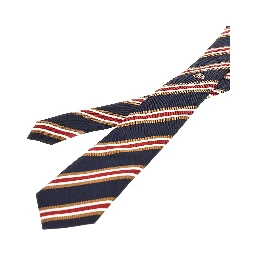 Silk necktie with jacquard motif