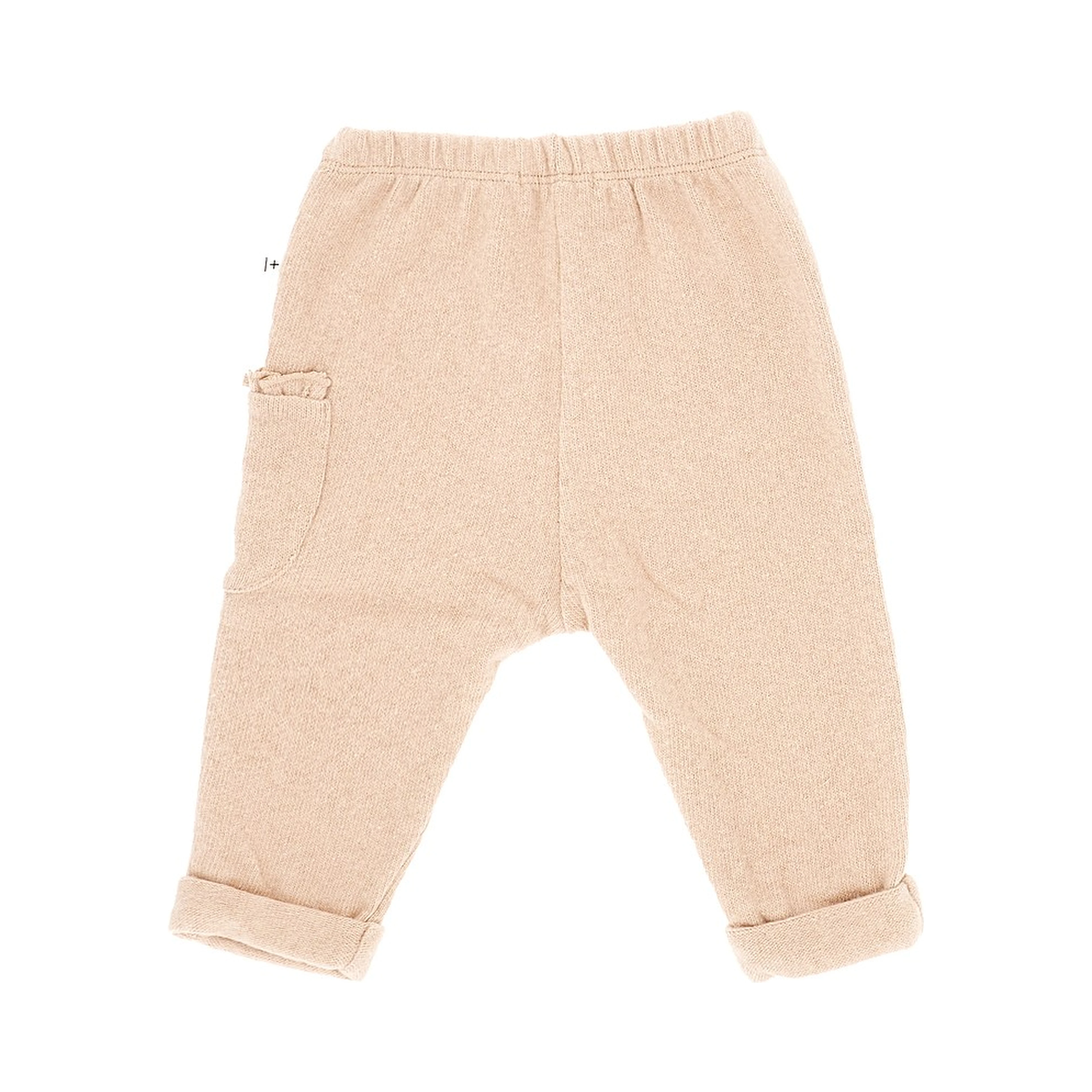 Cotton-blend knitted pants