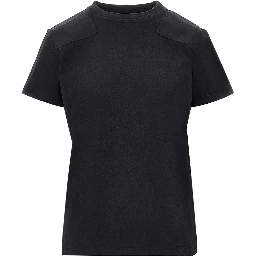 Cotton and lyocell T-shirt with patch