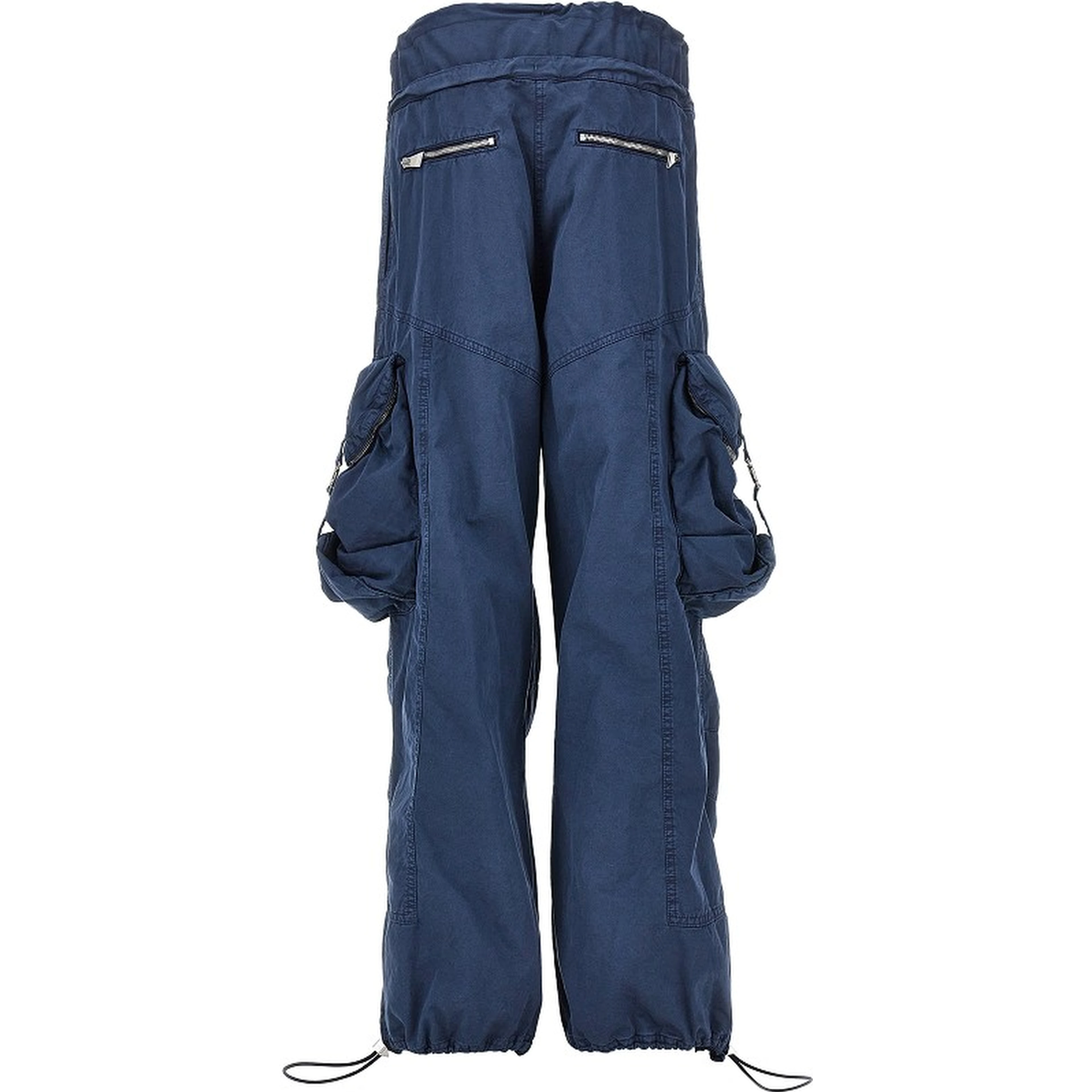 Washed cotton cargo pants