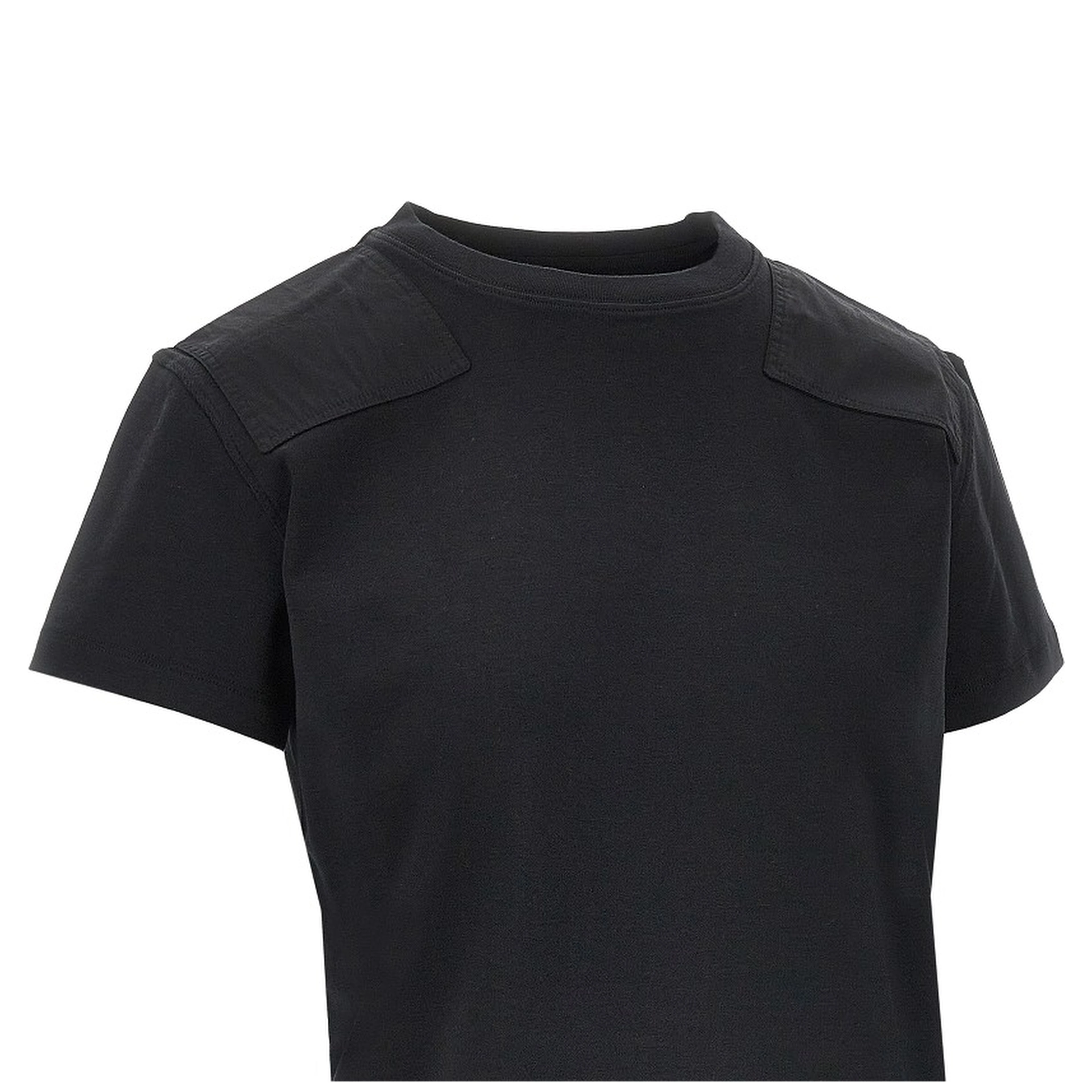 Cotton and lyocell T-shirt with patch