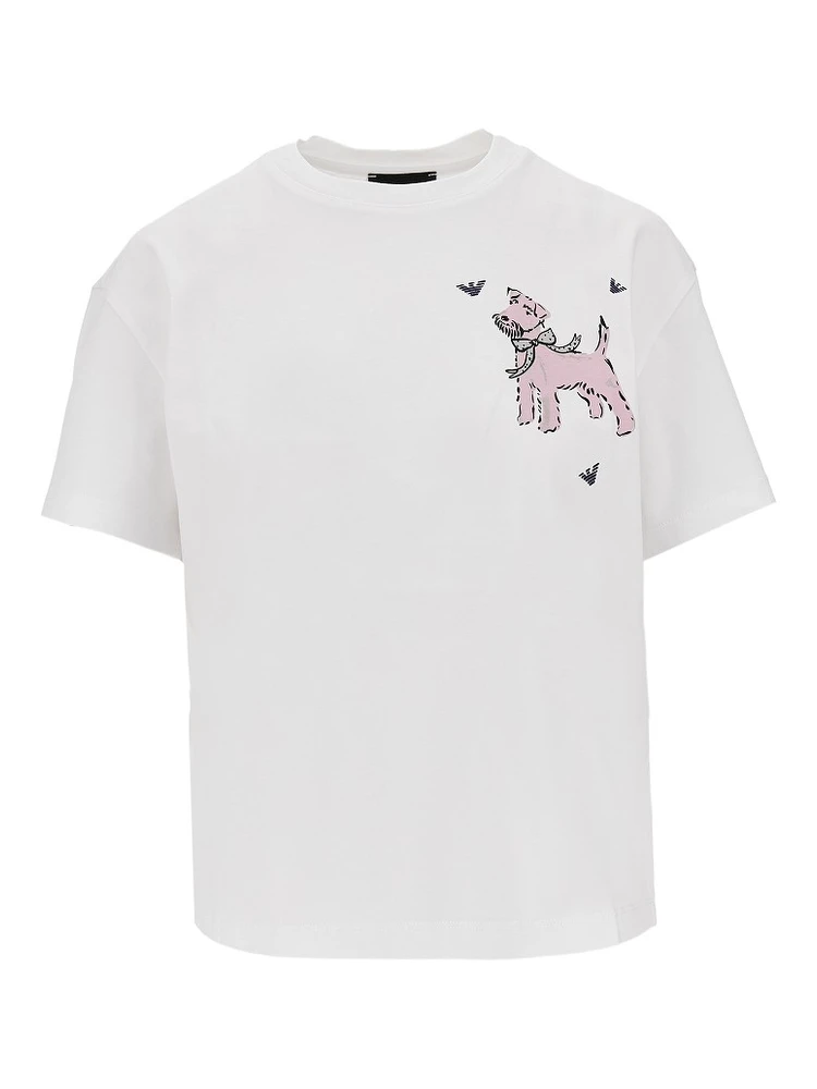 Jersey T-shirt with print
