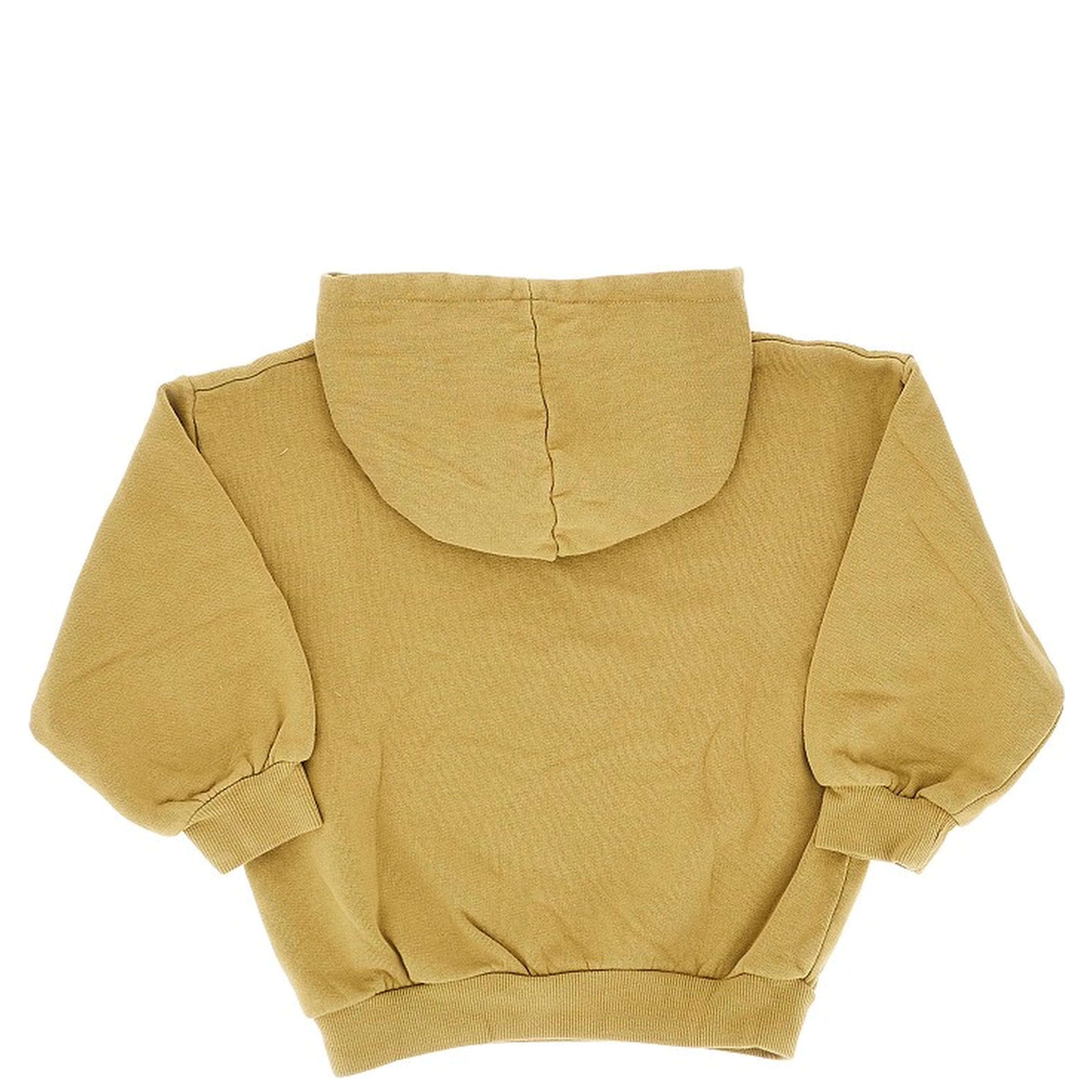 Cotton hoodie with logo print