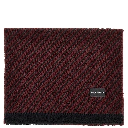 Jacquard wool scarf