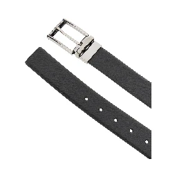 Reversible leather belt