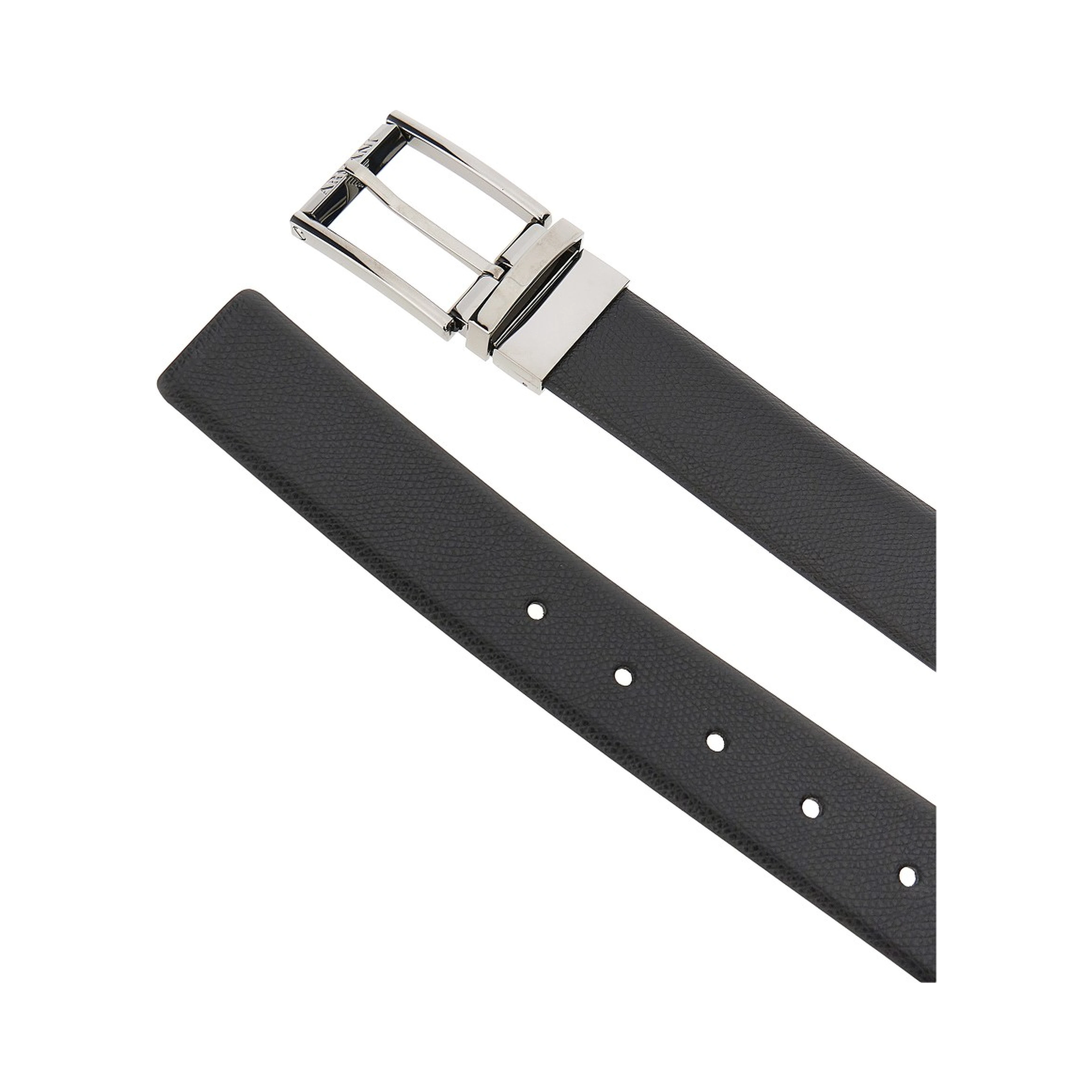 Reversible leather belt