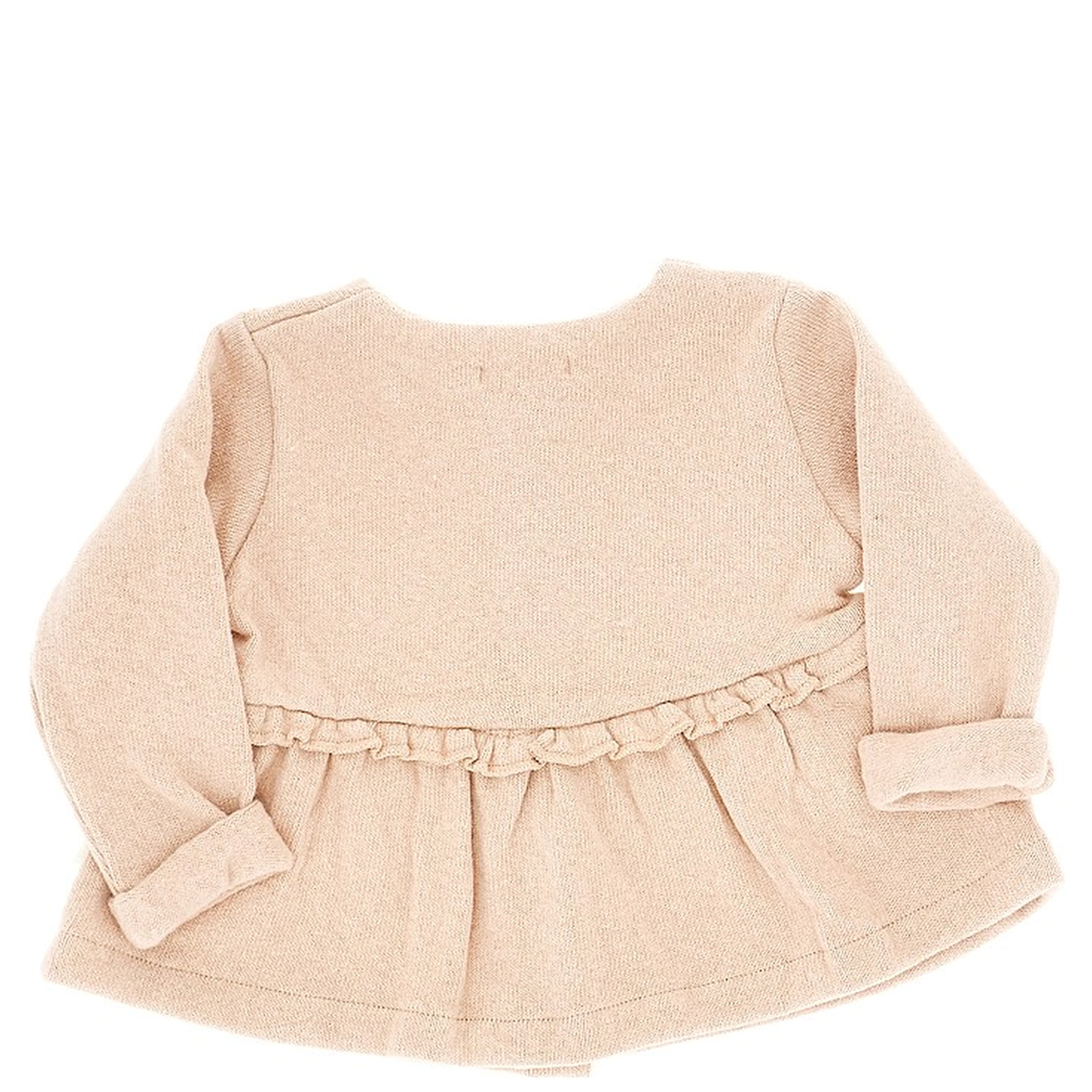 Cotton-blend knitted cardigan