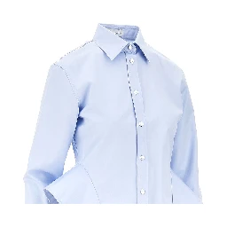 Poplin basque shirt