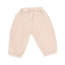 Ruffled velvet pants
