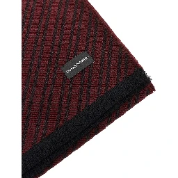 Jacquard wool scarf