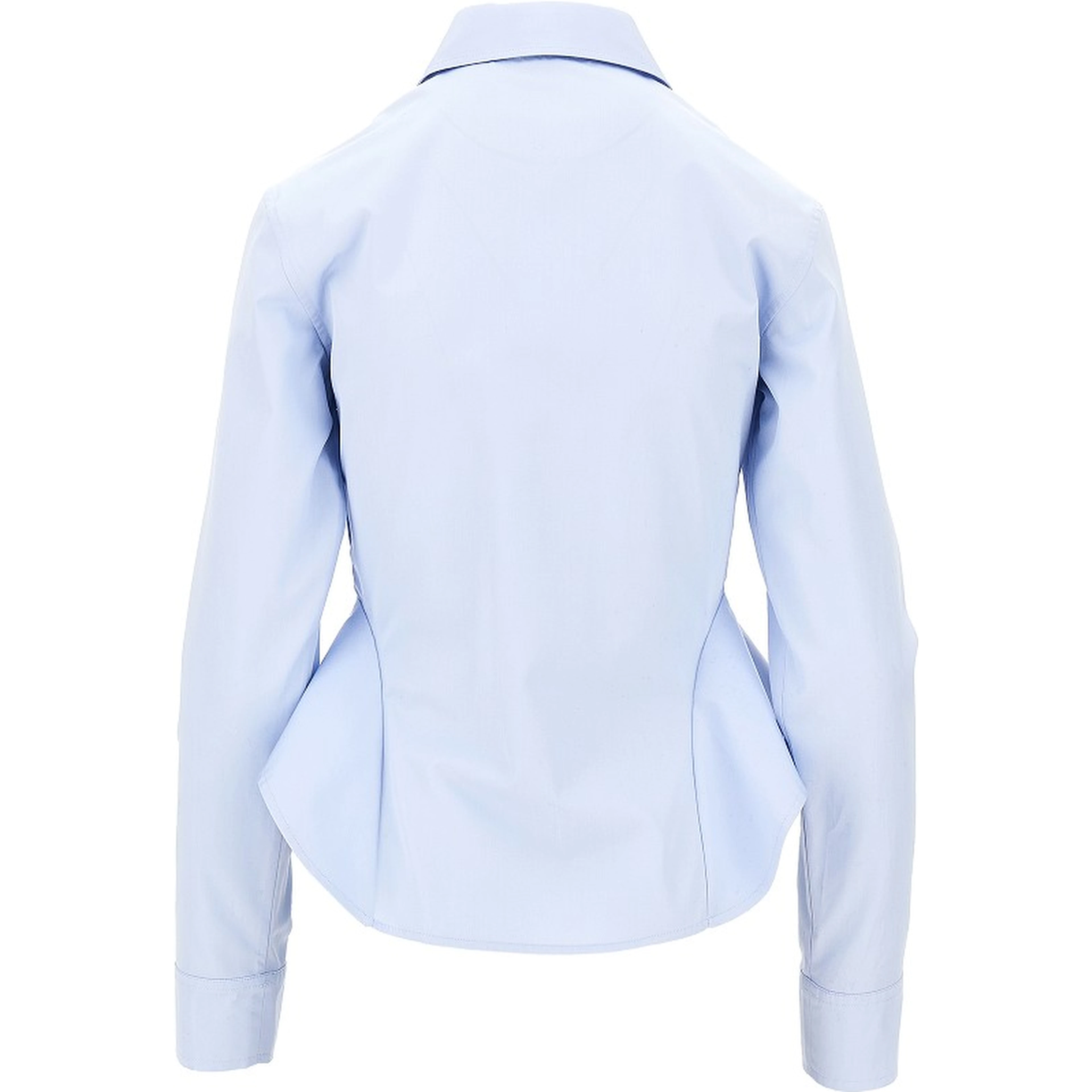 Poplin basque shirt