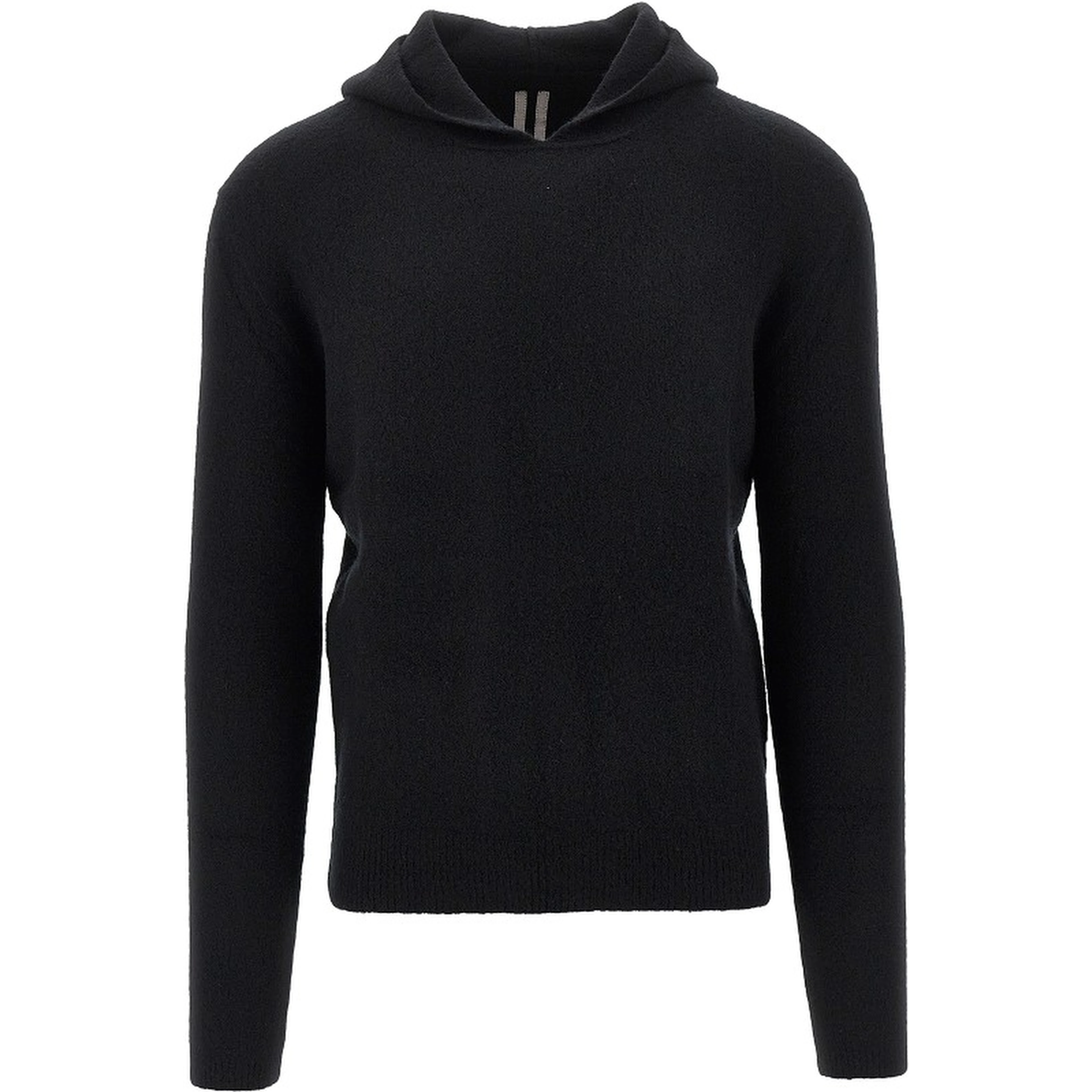 Knitted hooded sweater