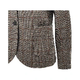 Prince of Wales Loro Piana fabric blazer