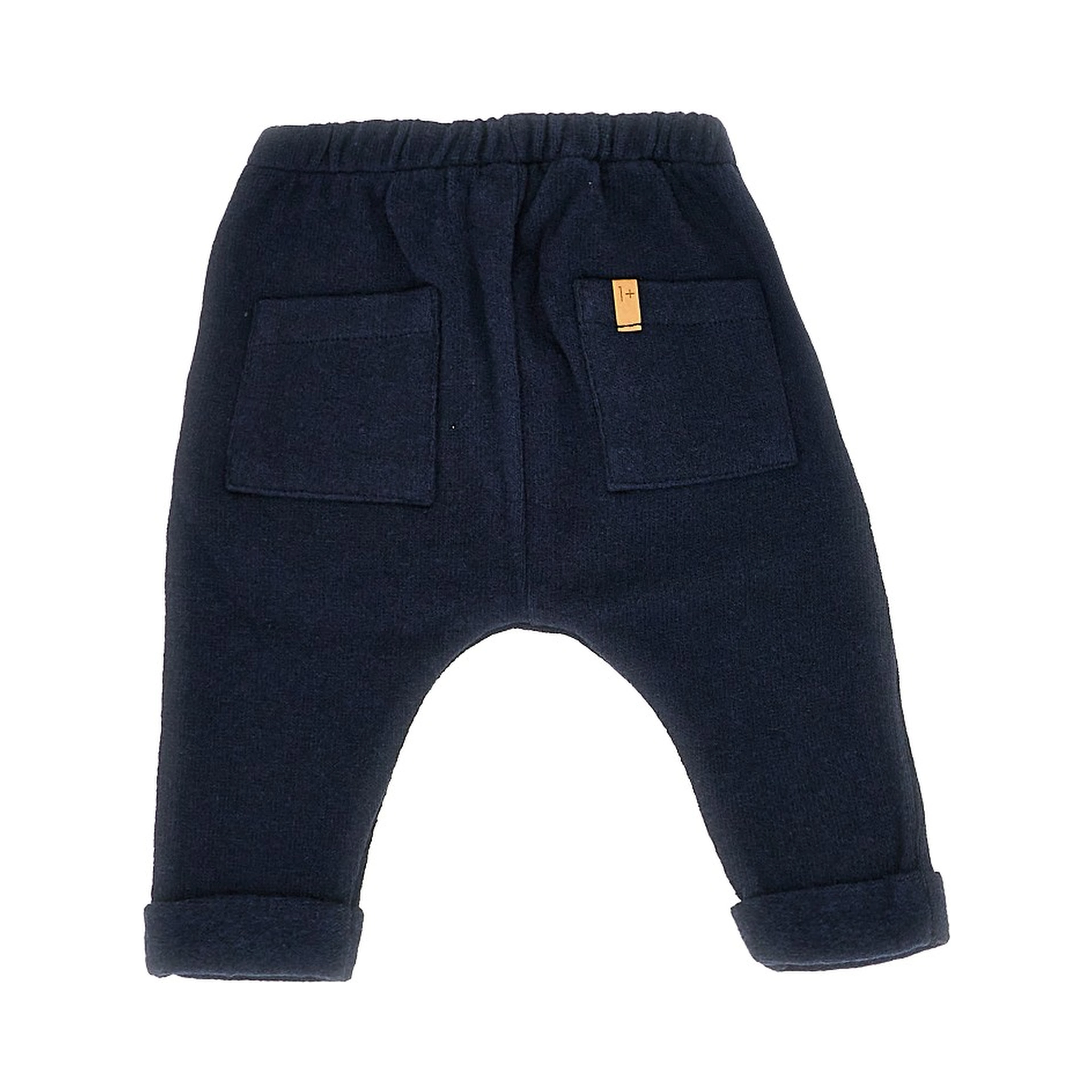 Cotton-blend knitted pants