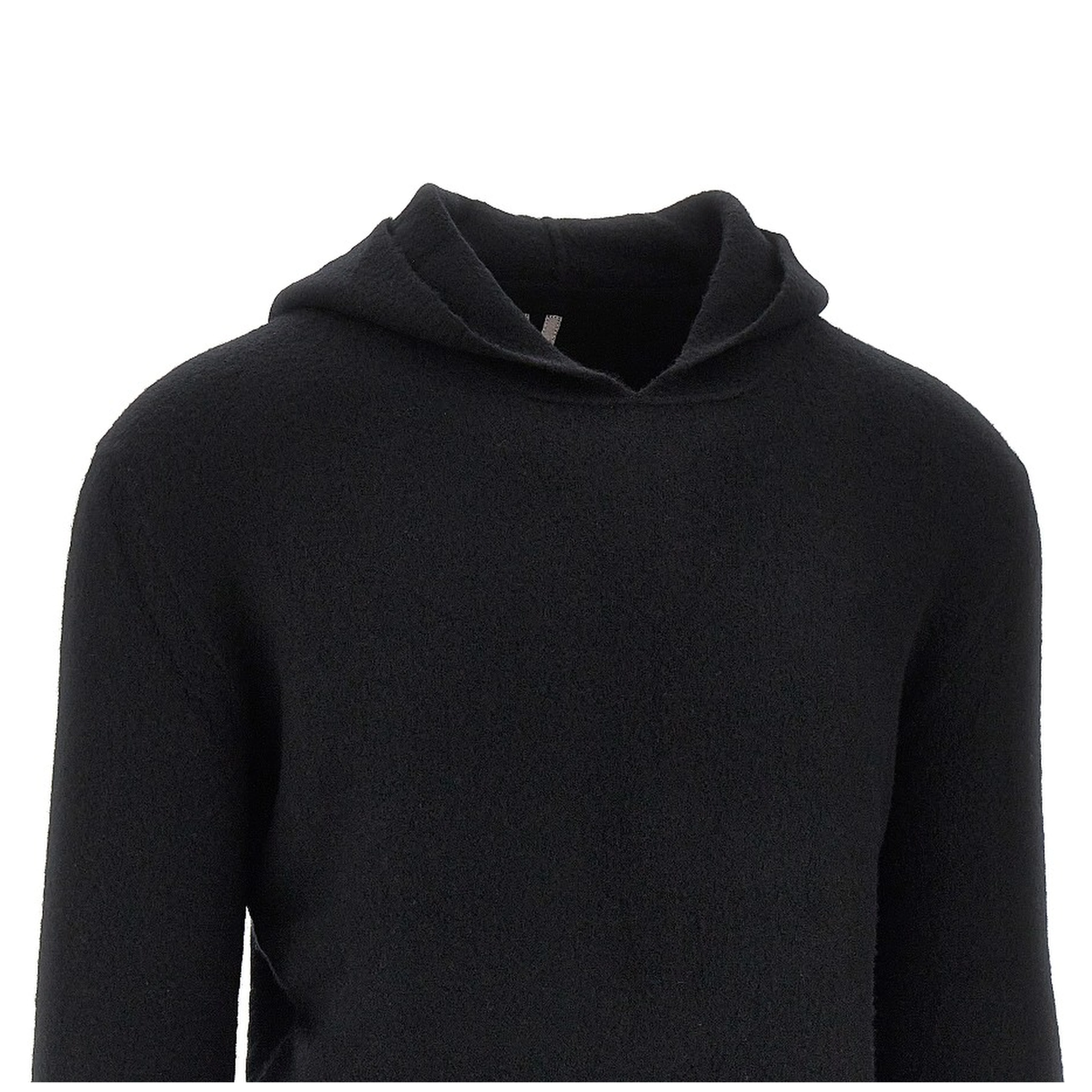 Knitted hooded sweater