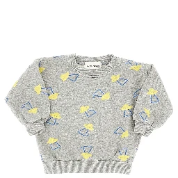 'Pixel Abduction' cotton sweatshirt