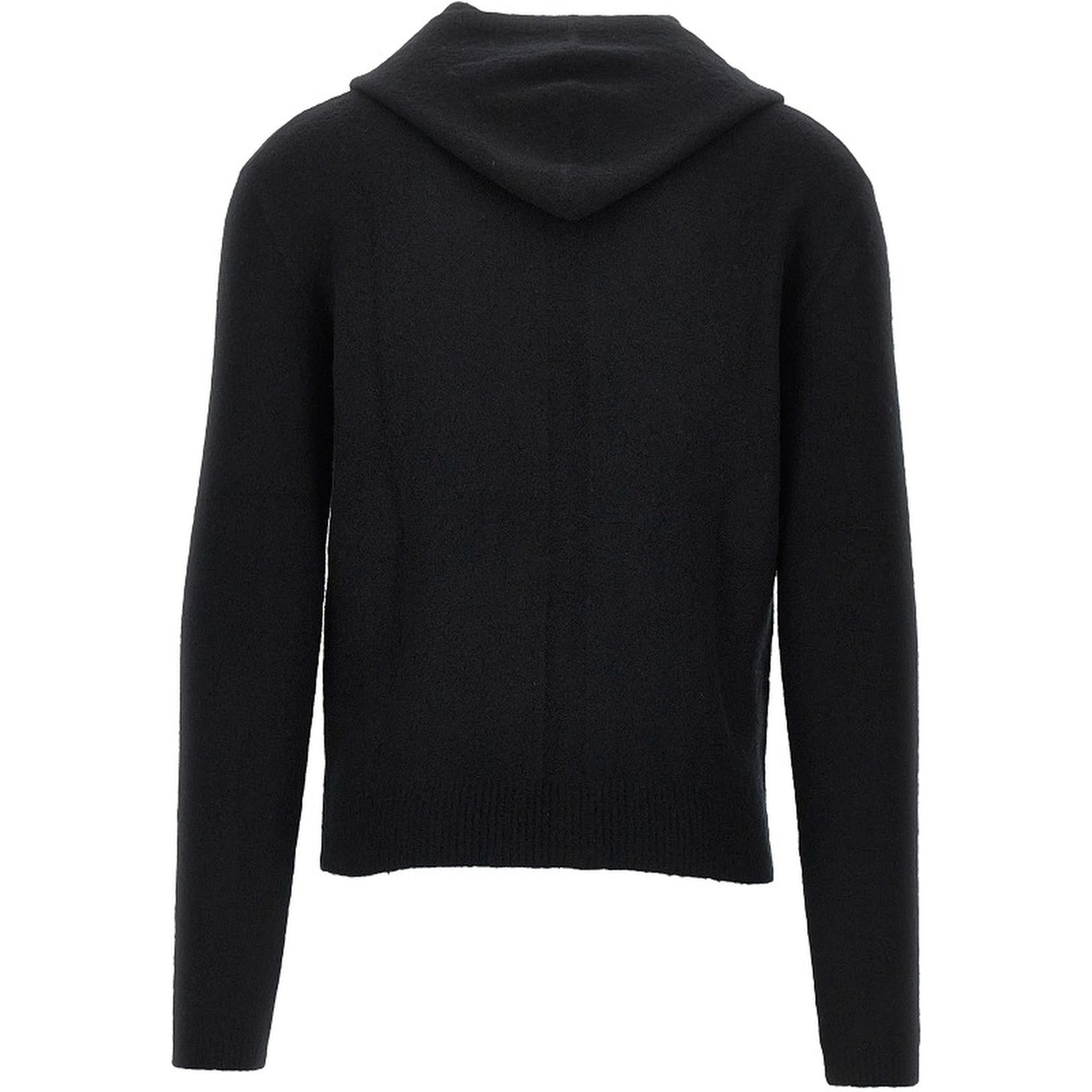Knitted hooded sweater