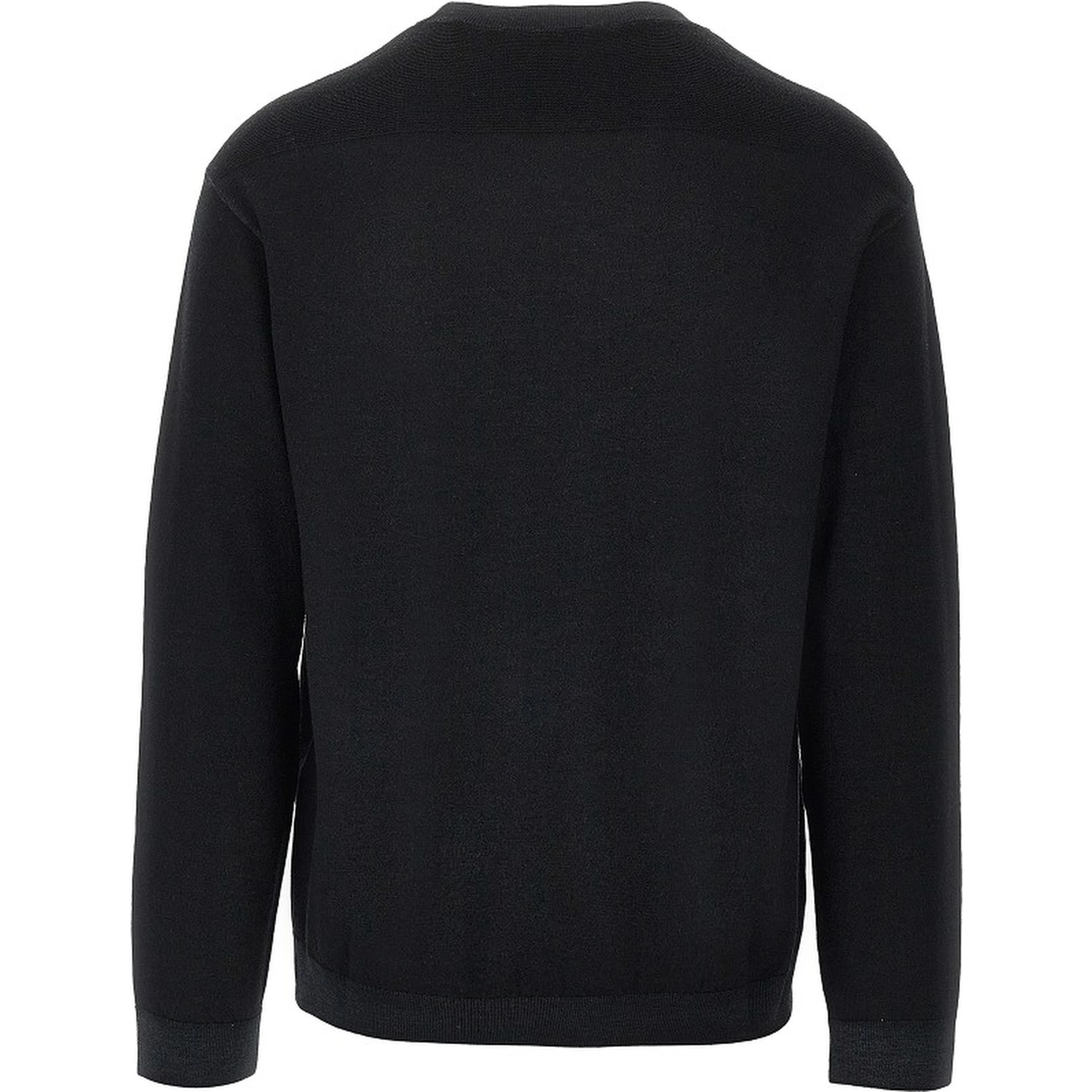 Garment dyed wool crewneck sweater