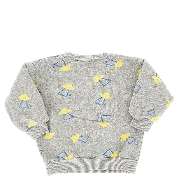 'Pixel Abduction' cotton sweatshirt