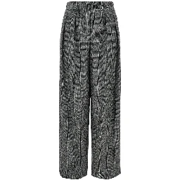 Wool-blend flannel pants