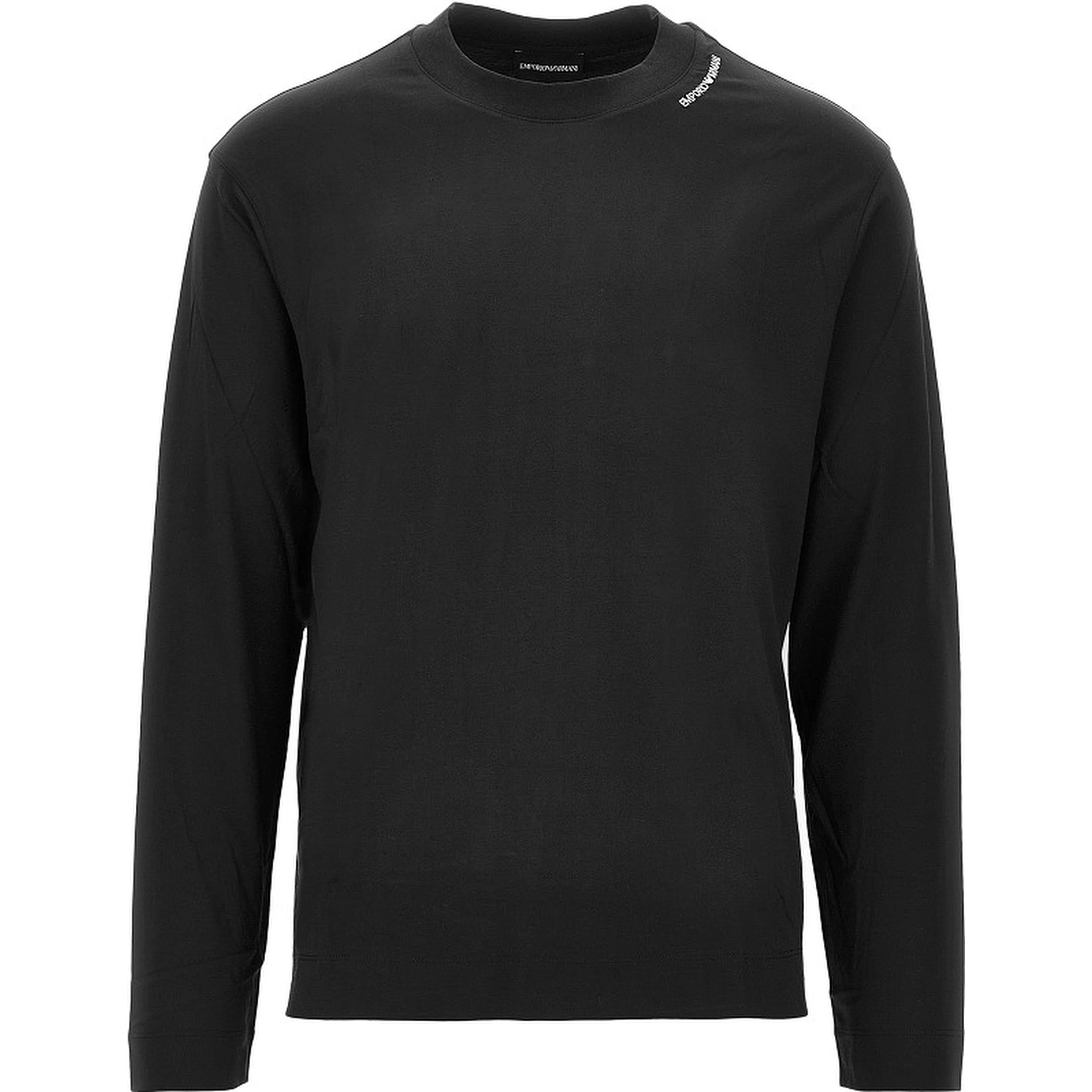 Stretch jersey T-shirt with logo embroidery