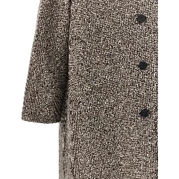 Cashmere-blend balmacaan coat