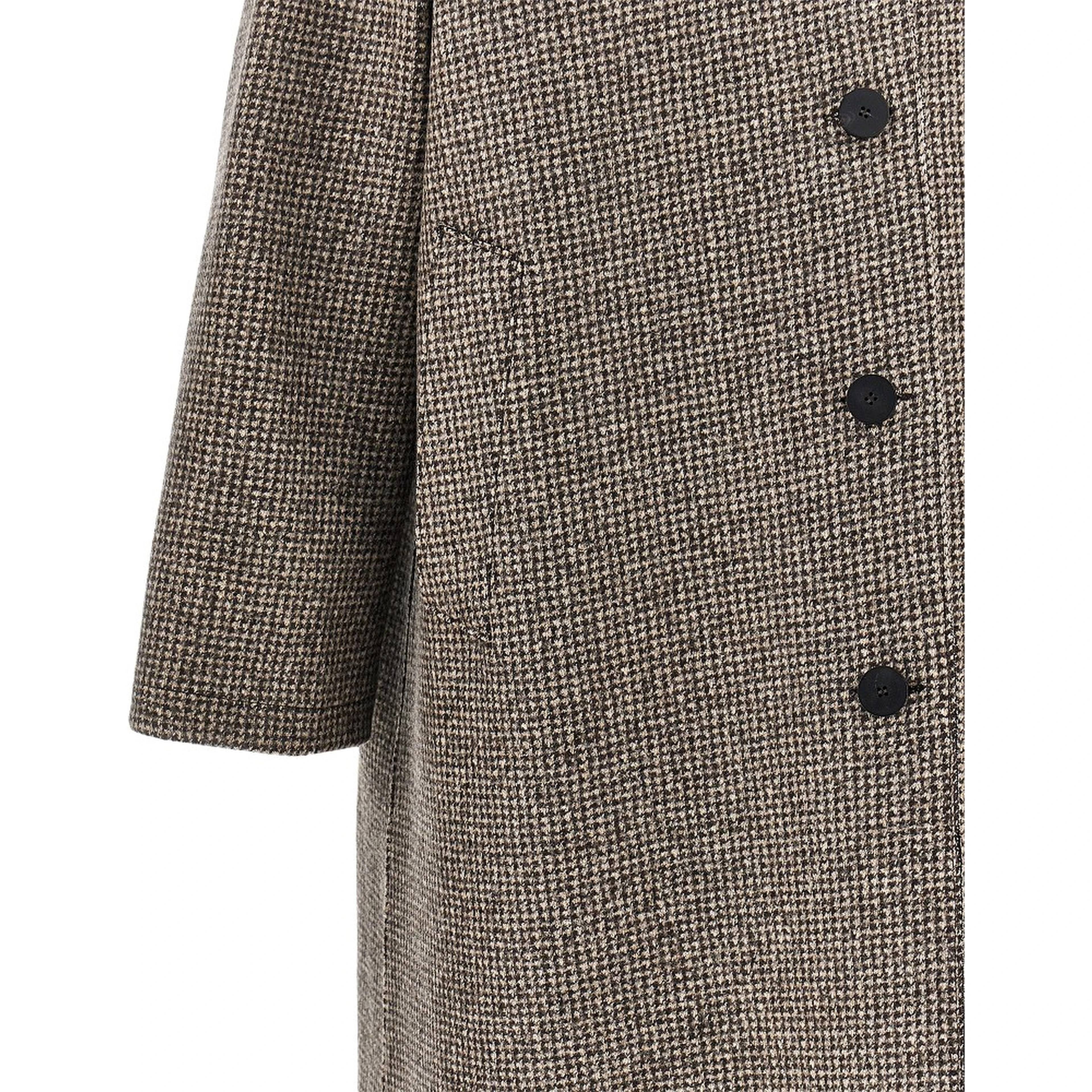 Cashmere-blend balmacaan coat