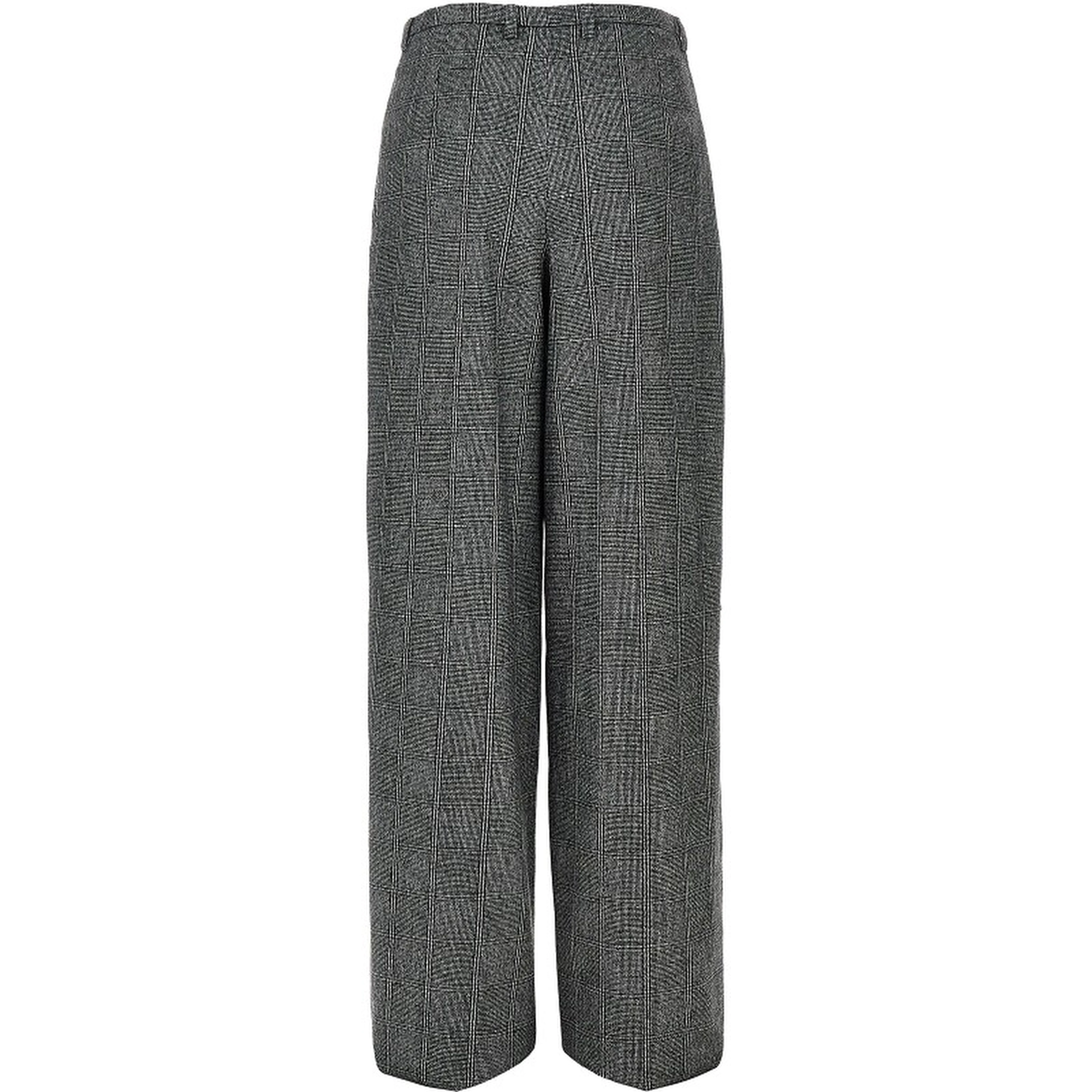 Wool-blend flannel pants