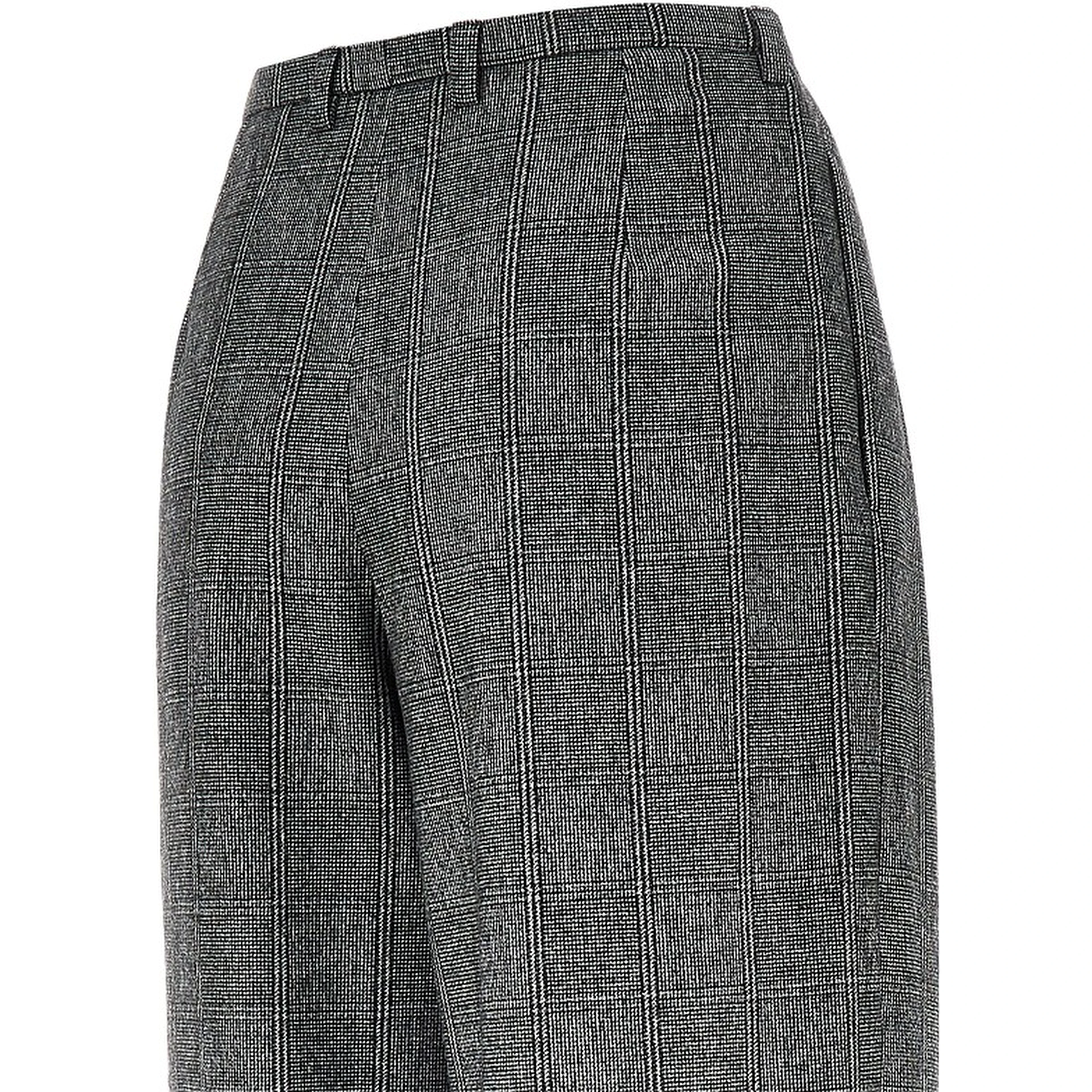 Wool-blend flannel pants