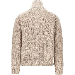 Cashmere-blend cable knit cardigan