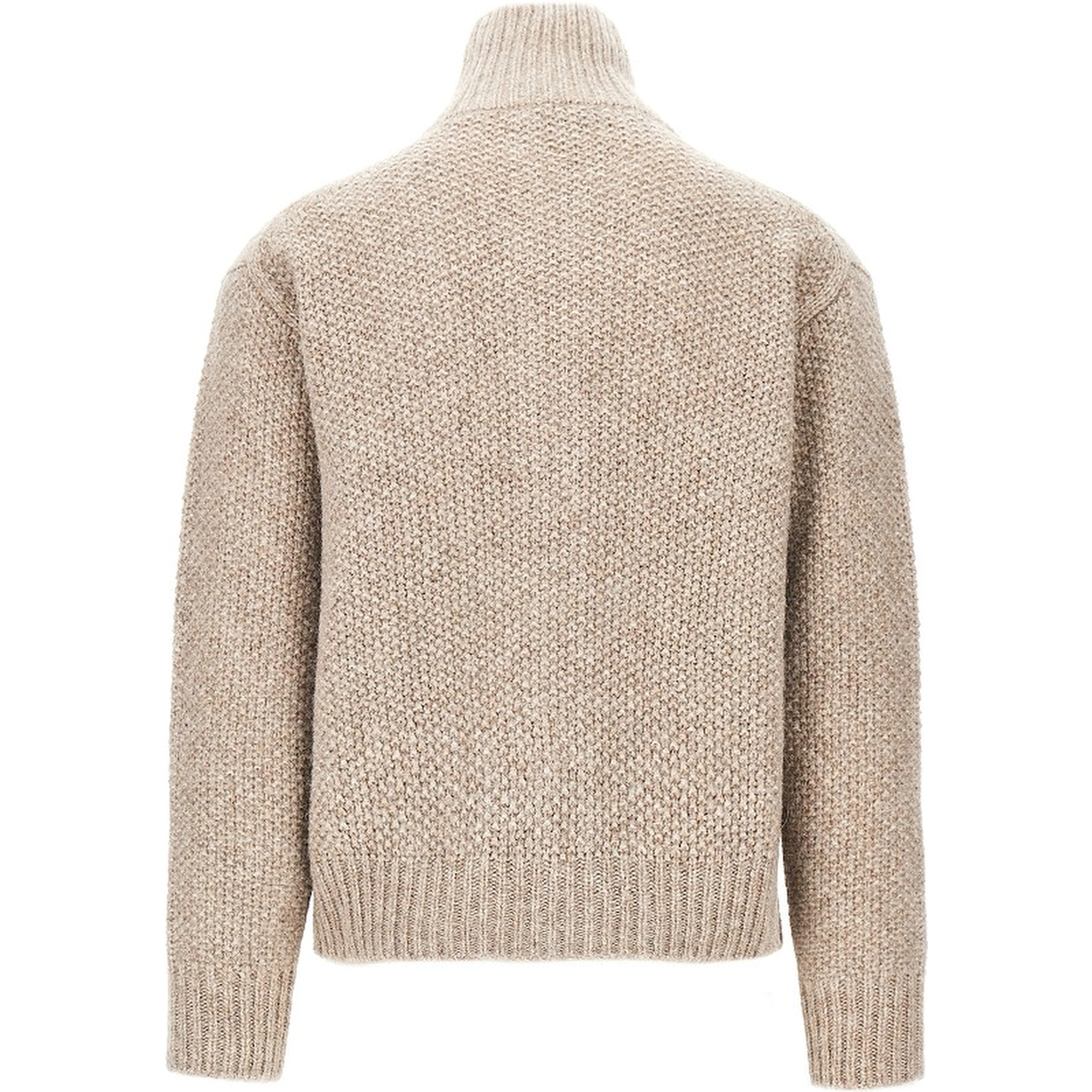 Cashmere-blend cable knit cardigan