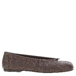 Leather Tabi ballerinas