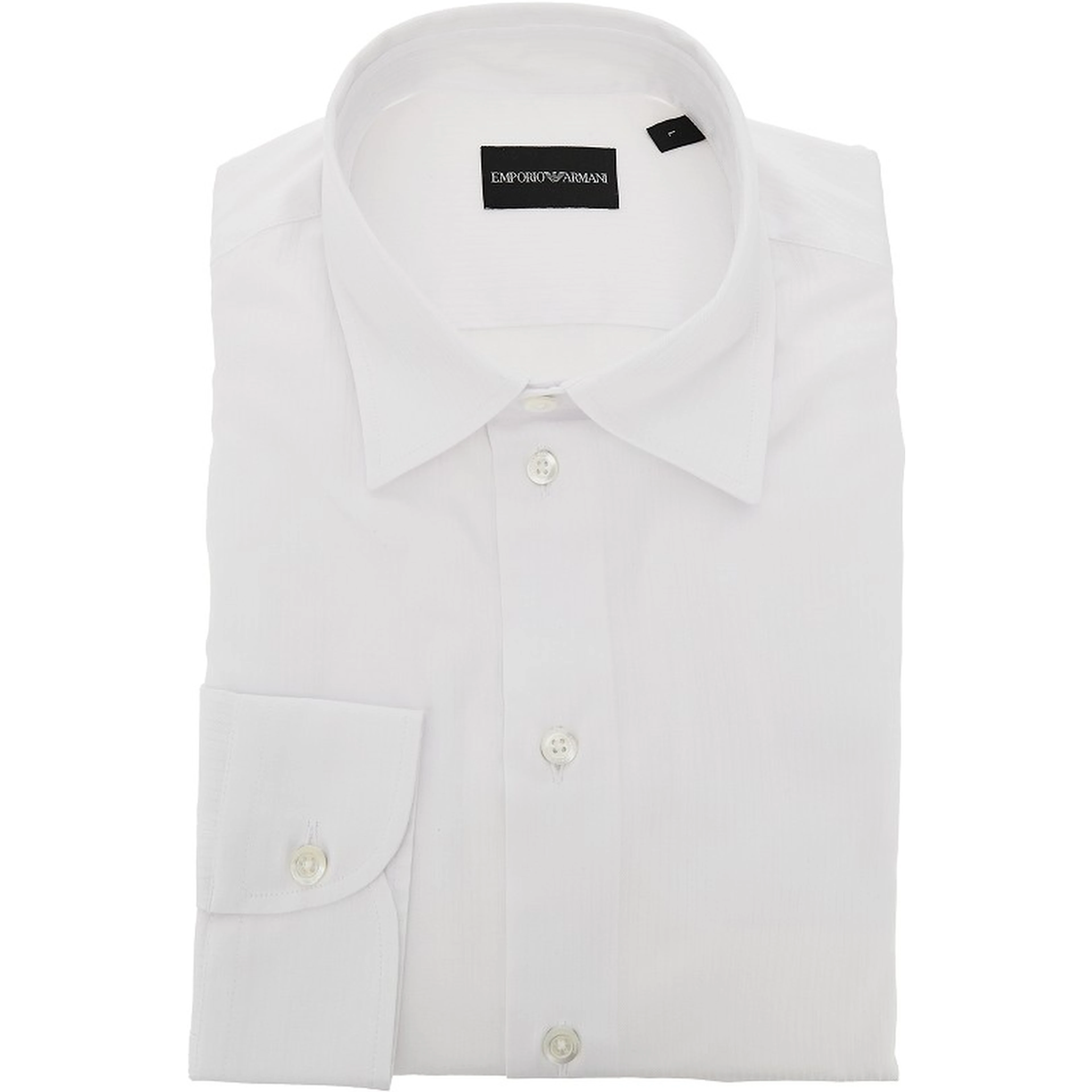Micro-textured cotton shirt