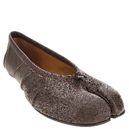 Leather Tabi ballerinas