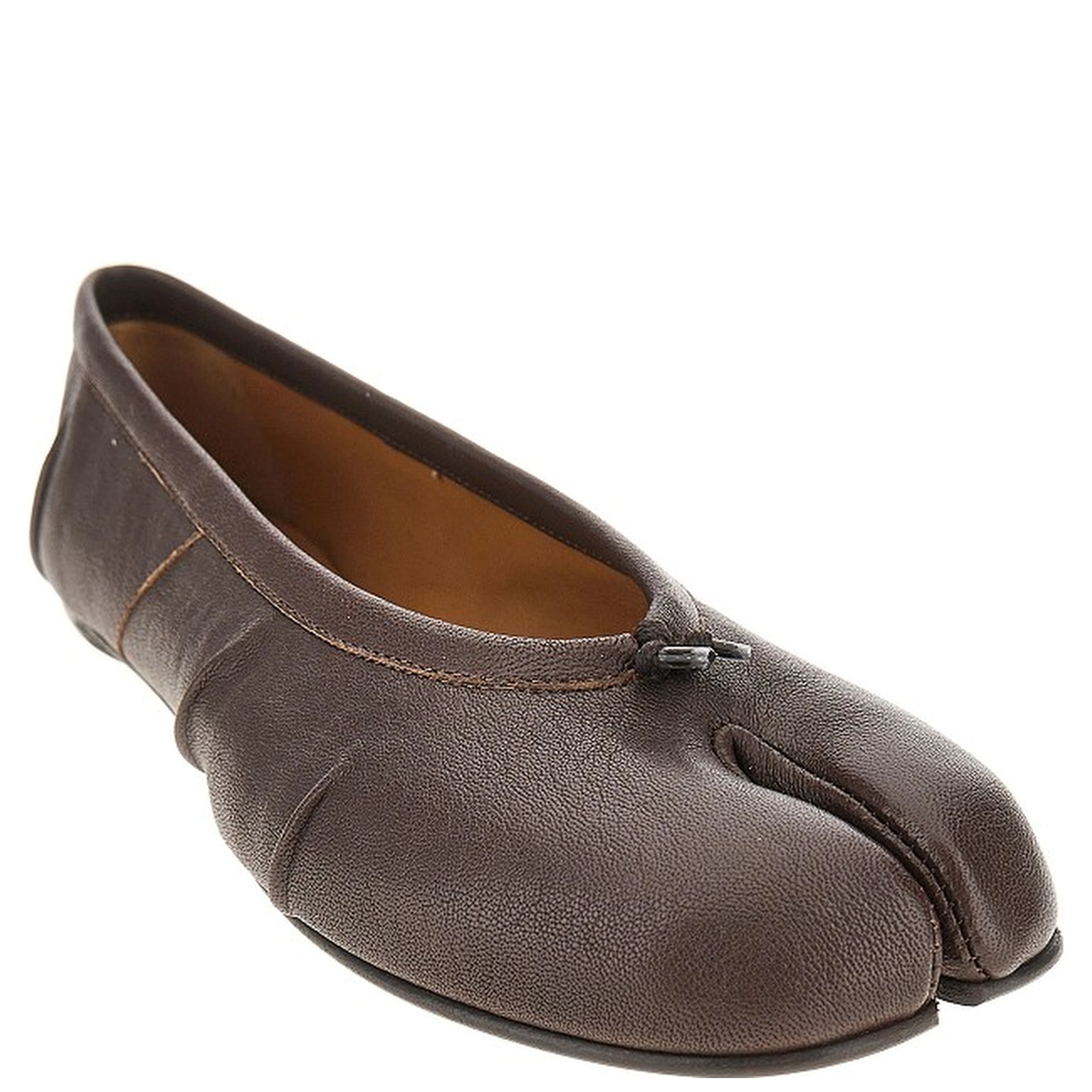 Leather Tabi ballerinas