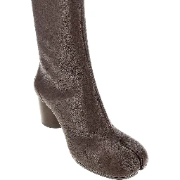 'Tabi' leather ankle boots