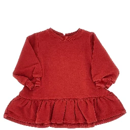 Stretch cotton mini dress